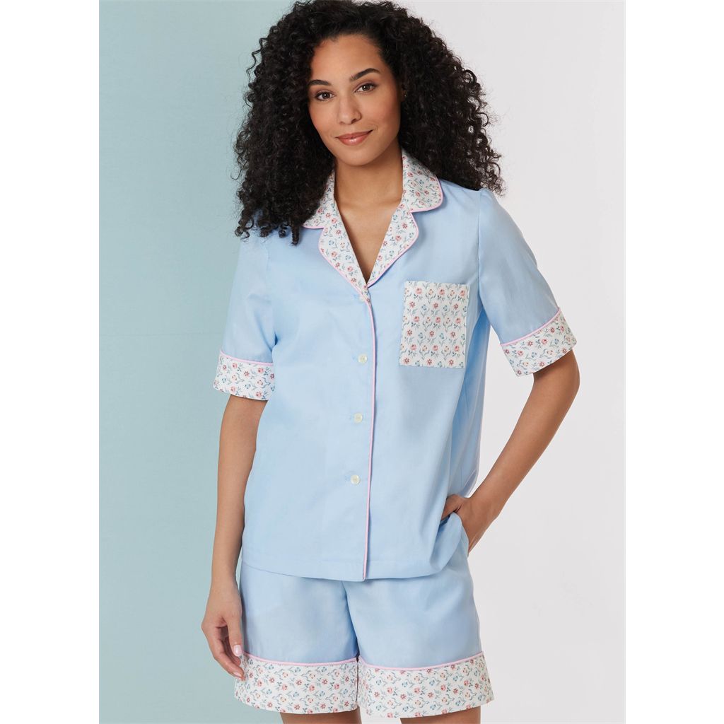 Butterick Pattern B7083 Misses Pajamas 7083 Image 2 From Patternsandplains.com