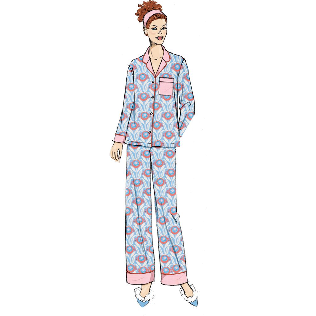 Butterick Pattern B7083 Misses Pajamas 7083 Image 3 From Patternsandplains.com