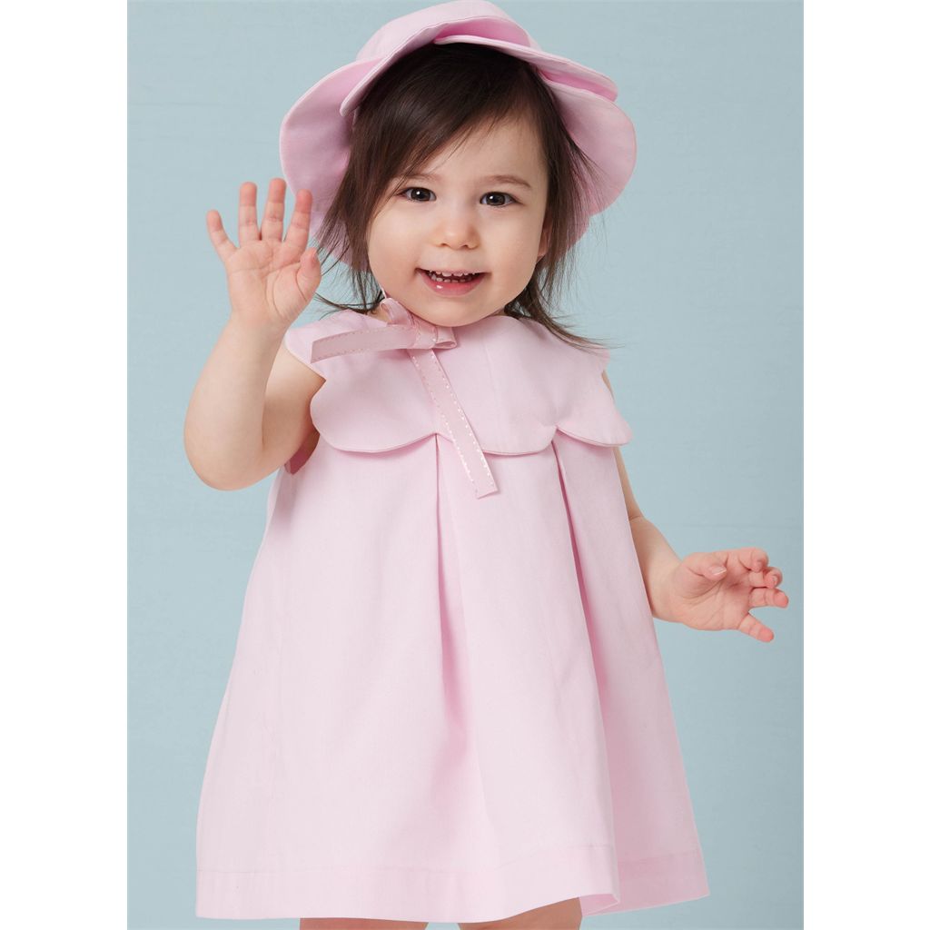 Butterick Pattern B7086 Toddlers Dresses Panties and Hat 7086 Image 2 From Patternsandplains.com