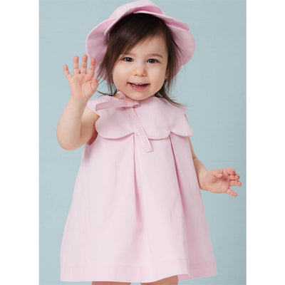 Butterick Pattern B7086 Toddlers Dresses Panties and Hat 7086 Image 2 From Patternsandplains.com