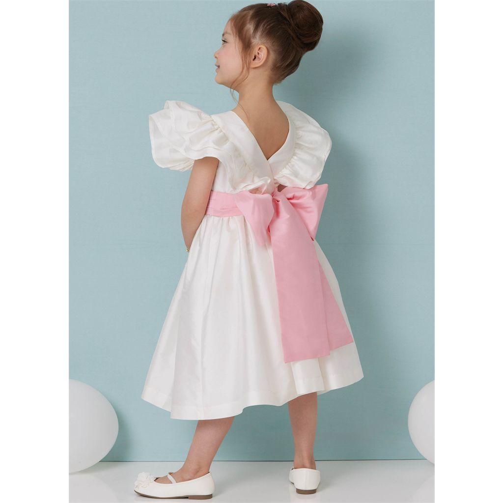 Butterick Pattern B7088 Childrens Dress in Two Lengths and Tie Belt 7088 Image 4 From Patternsandplains.com