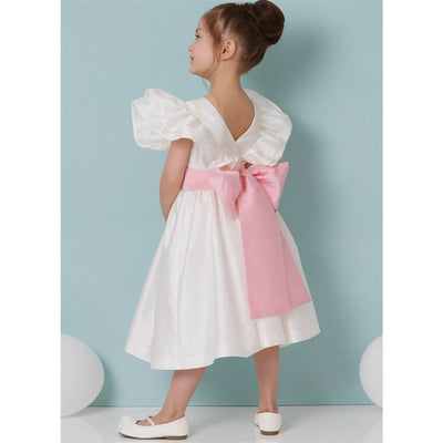 Butterick Pattern B7088 Childrens Dress in Two Lengths and Tie Belt 7088 Image 4 From Patternsandplains.com