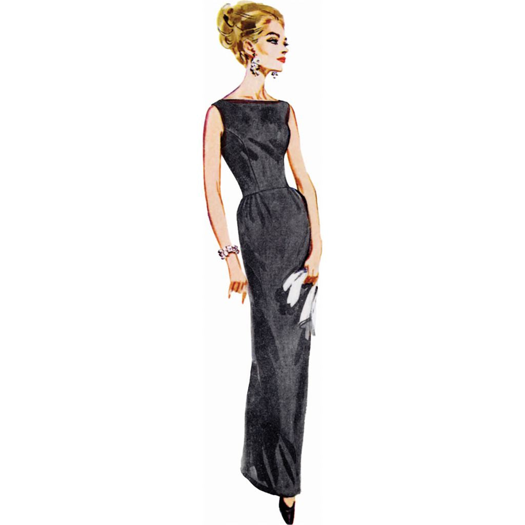 Butterick Pattern B7092 1960s Misses Evening Dresses 7092 Image 2 From Patternsandplains.com