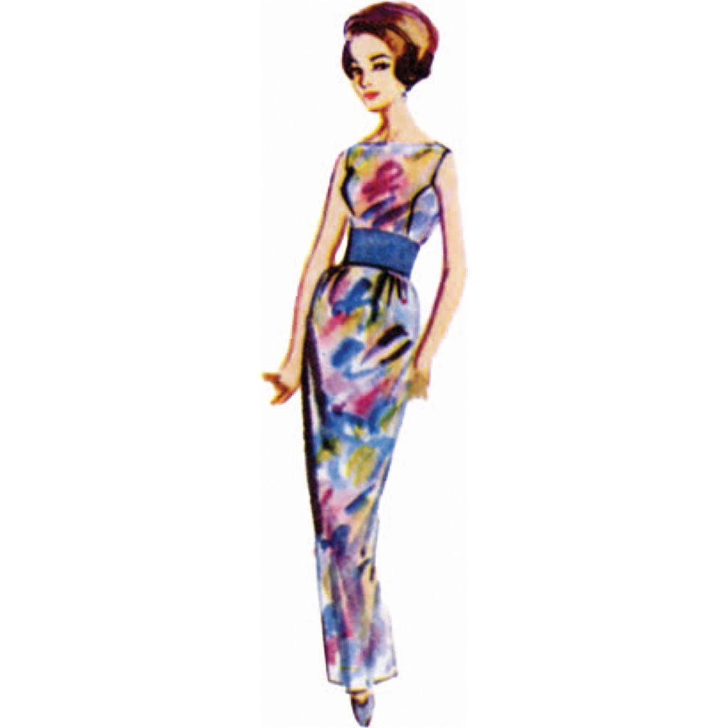 Butterick Pattern B7092 1960s Misses Evening Dresses 7092 Image 4 From Patternsandplains.com