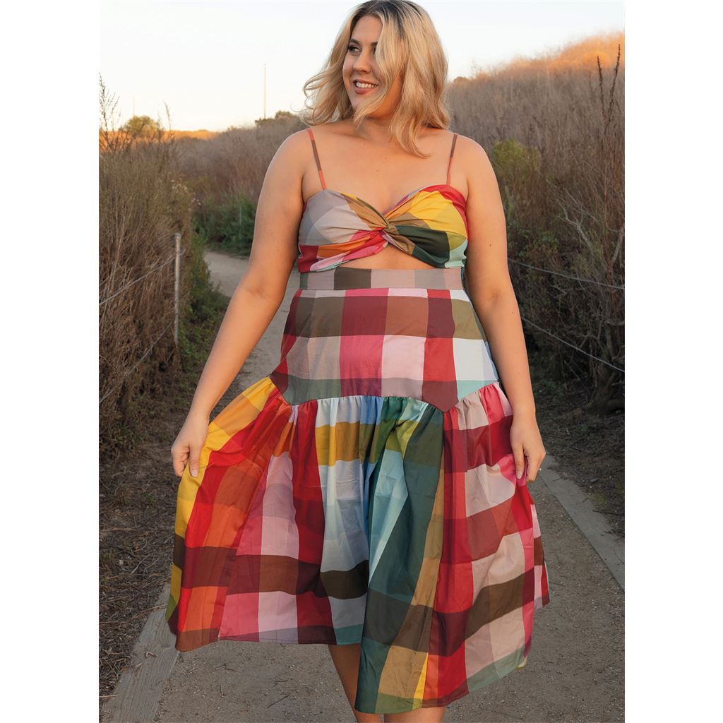 Know Me Pattern ME2073 Misses Crop Top and Skirt by Alisha Grace 2073 Image 3 From Patternsandplains.com