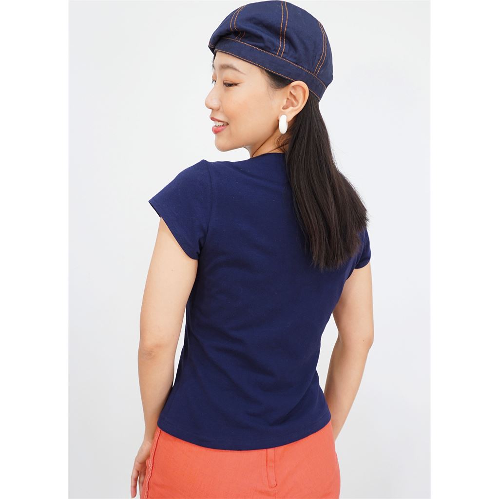 Know Me Pattern ME2078 Misses Knit Tops by Gwen Heng 2078 Image 5 From Patternsandplains.com