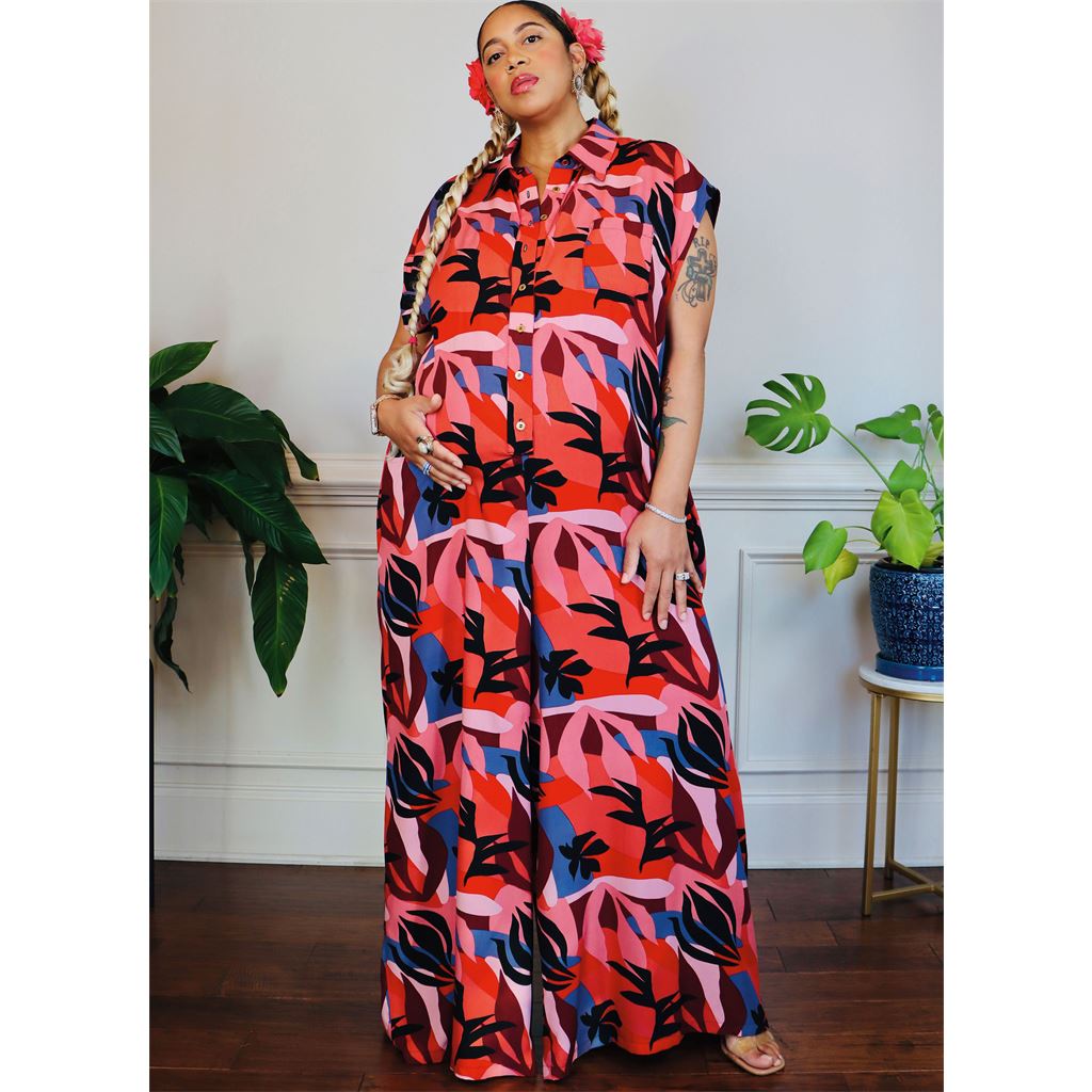 Know Me Pattern ME2081 Misses Maternity Romper and Jumpsuit by The Corny Rainbow 2081 Image 3 From Patternsandplains.com