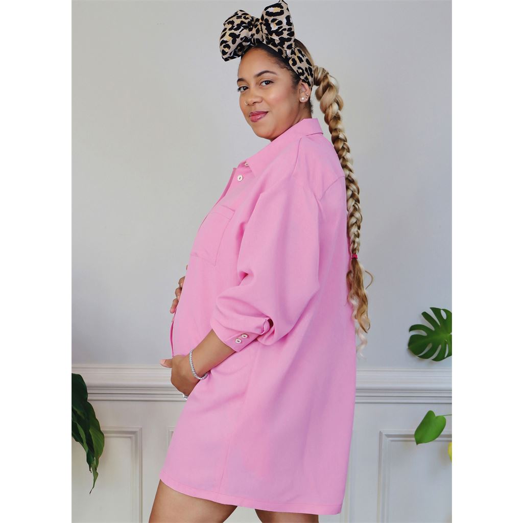 Know Me Pattern ME2081 Misses Maternity Romper and Jumpsuit by The Corny Rainbow 2081 Image 5 From Patternsandplains.com