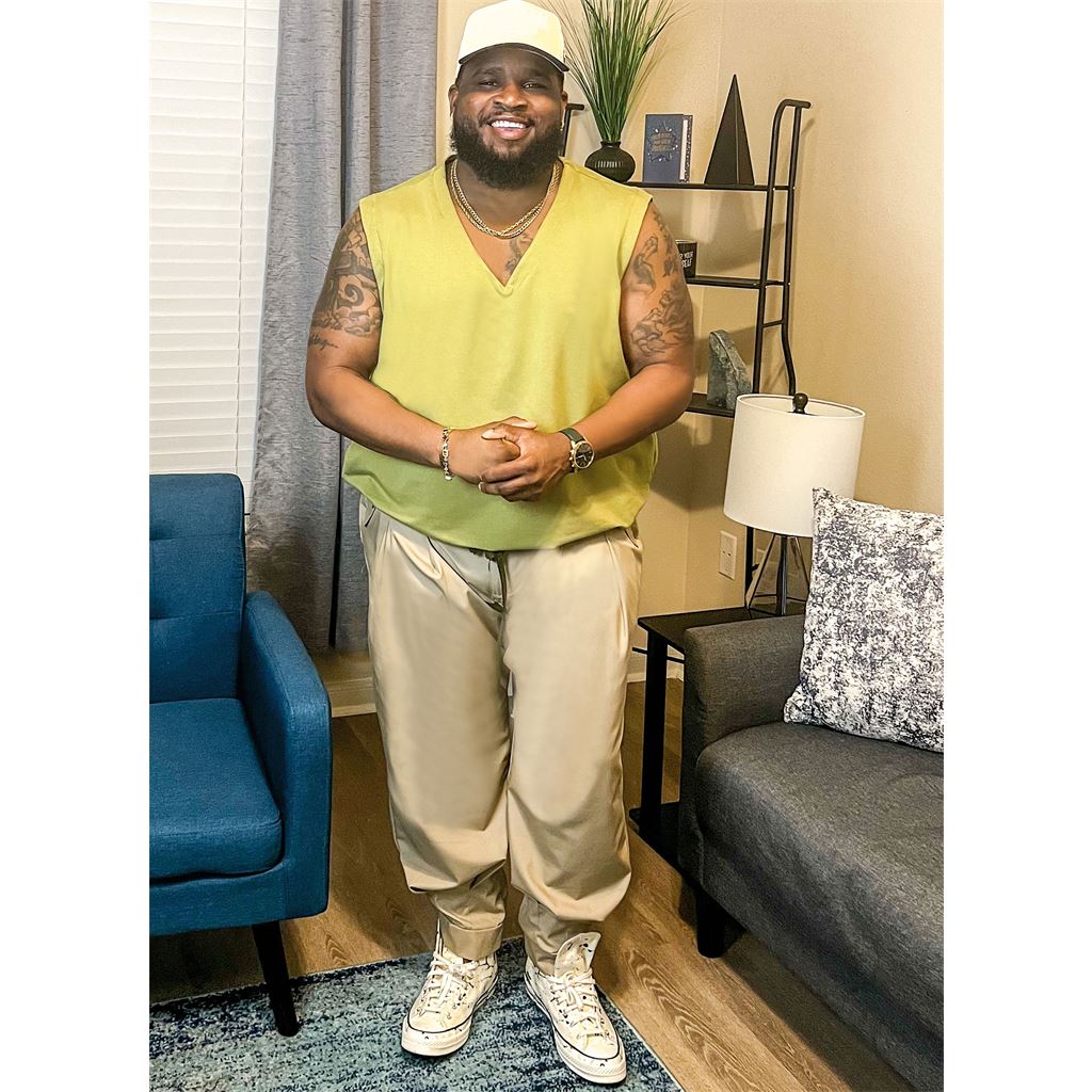 Know Me Pattern ME2088 Mens Pullover Vest and Pants by Sins Of Many 2088 Image 4 From Patternsandplains.com