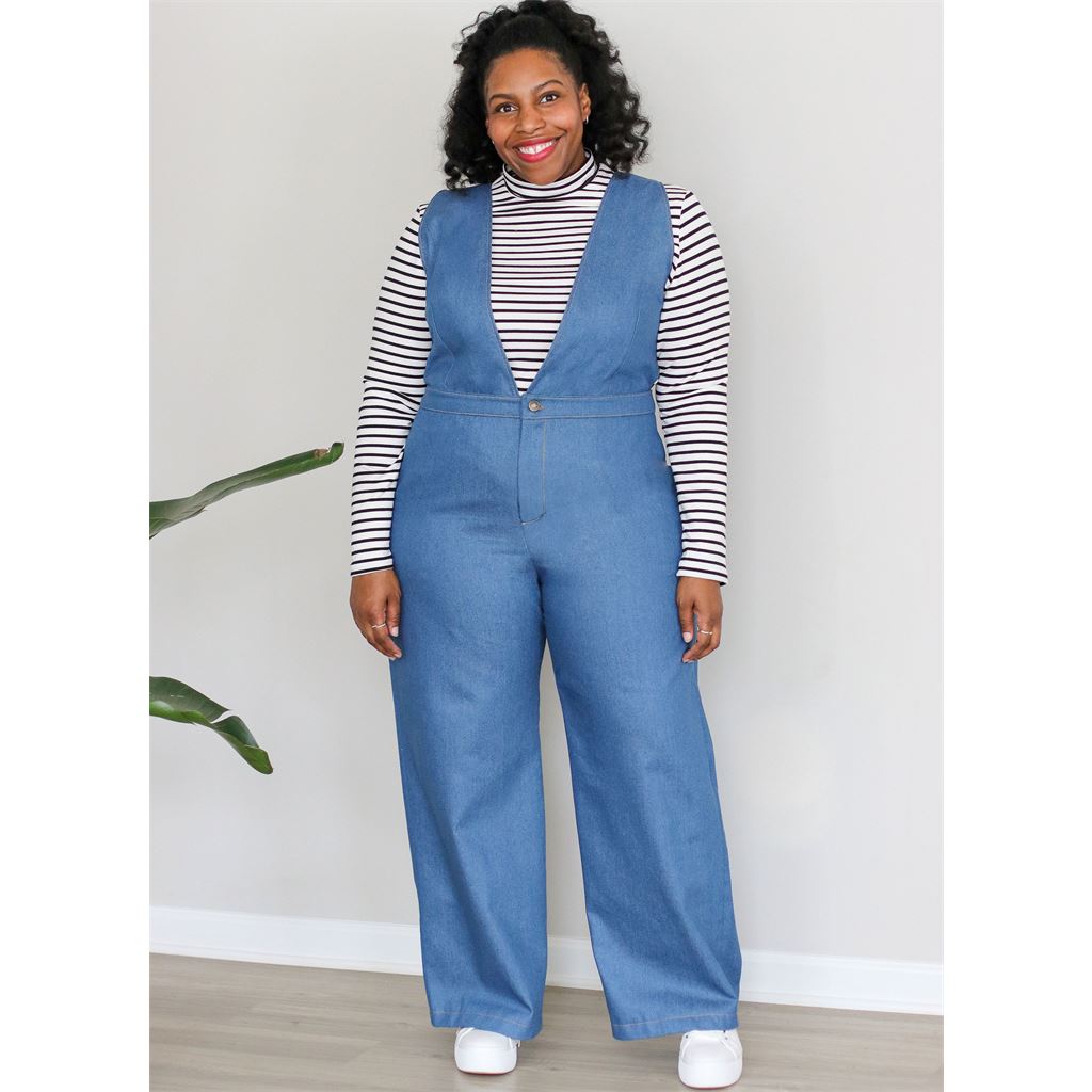 Know Me Pattern ME2096 Misses Tops and Jumpsuit by Brittany J. Jones 2096 Image 3 From Patternsandplains.com