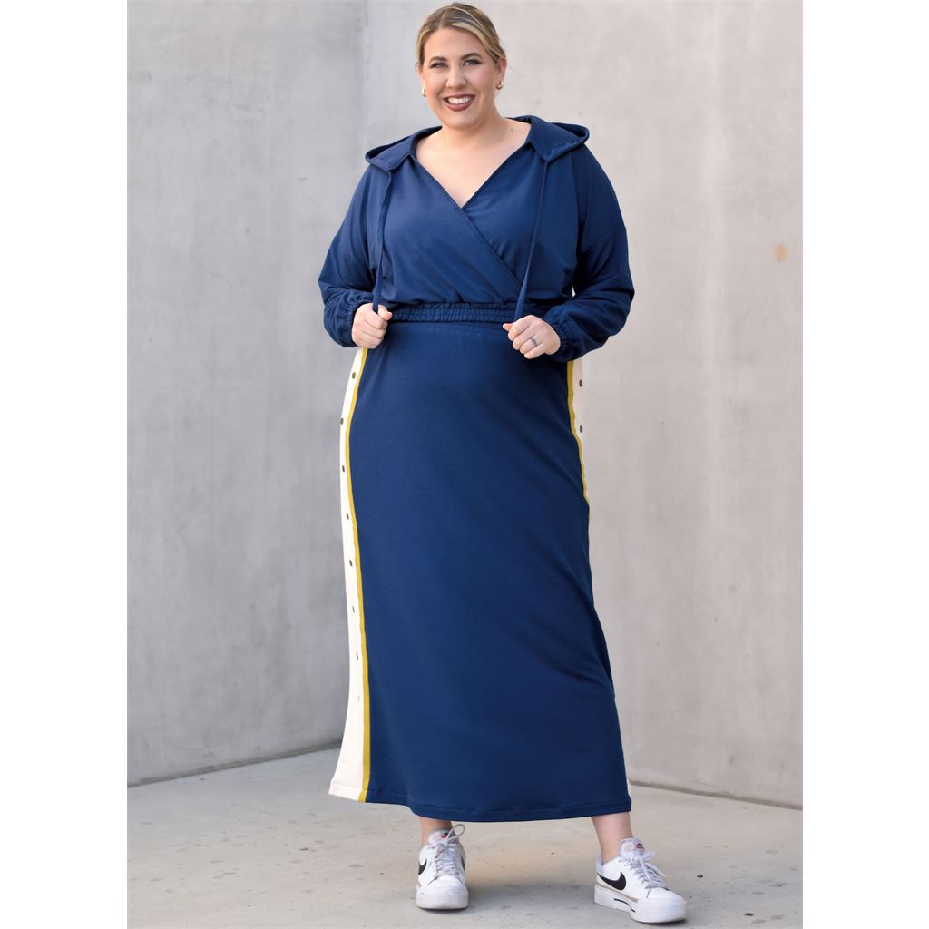 Know Me Pattern ME2101 Misses Knit Top and Skirt by Alisha Grace 2101 Image 2 From Patternsandplains.com