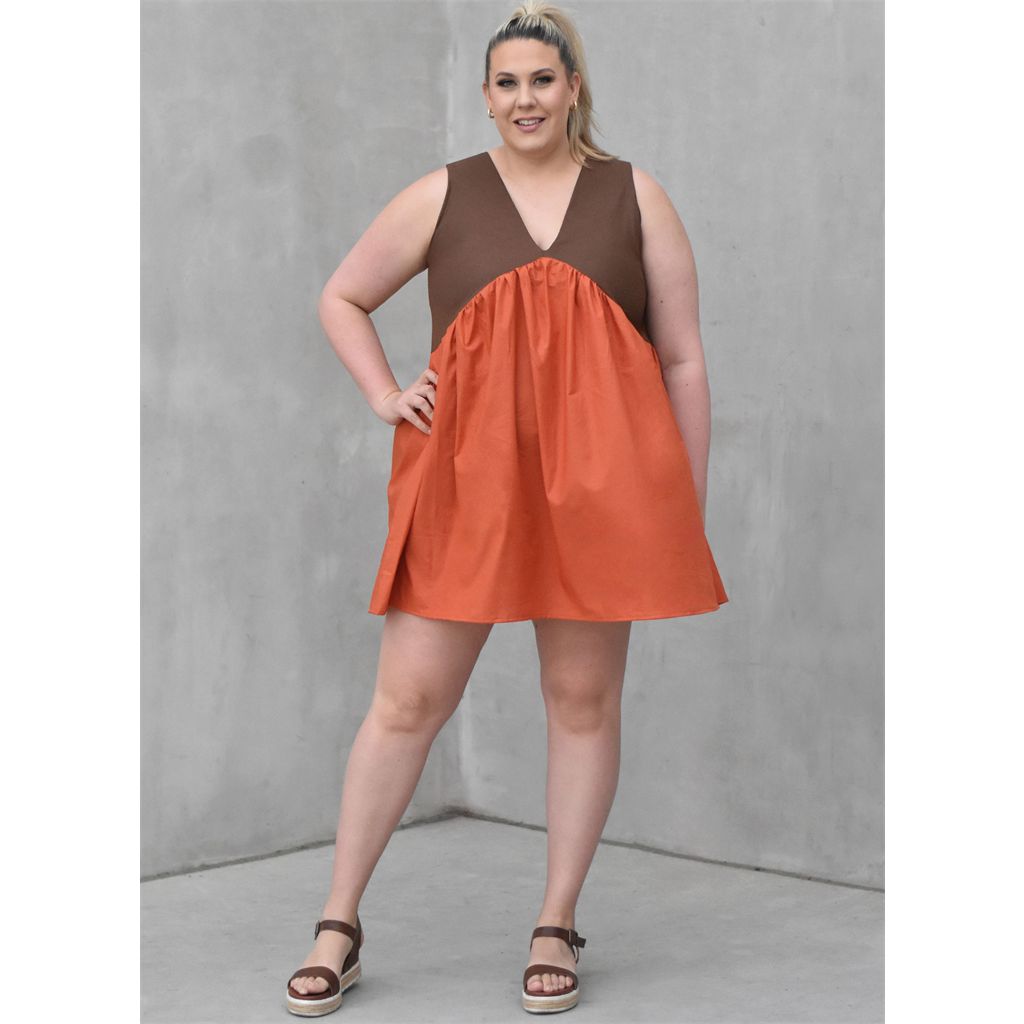 Know Me Pattern ME2120 Misses Dress with Sleeve and Length Variations by Alisha Grace 2120 Image 4 From Patternsandplains.com