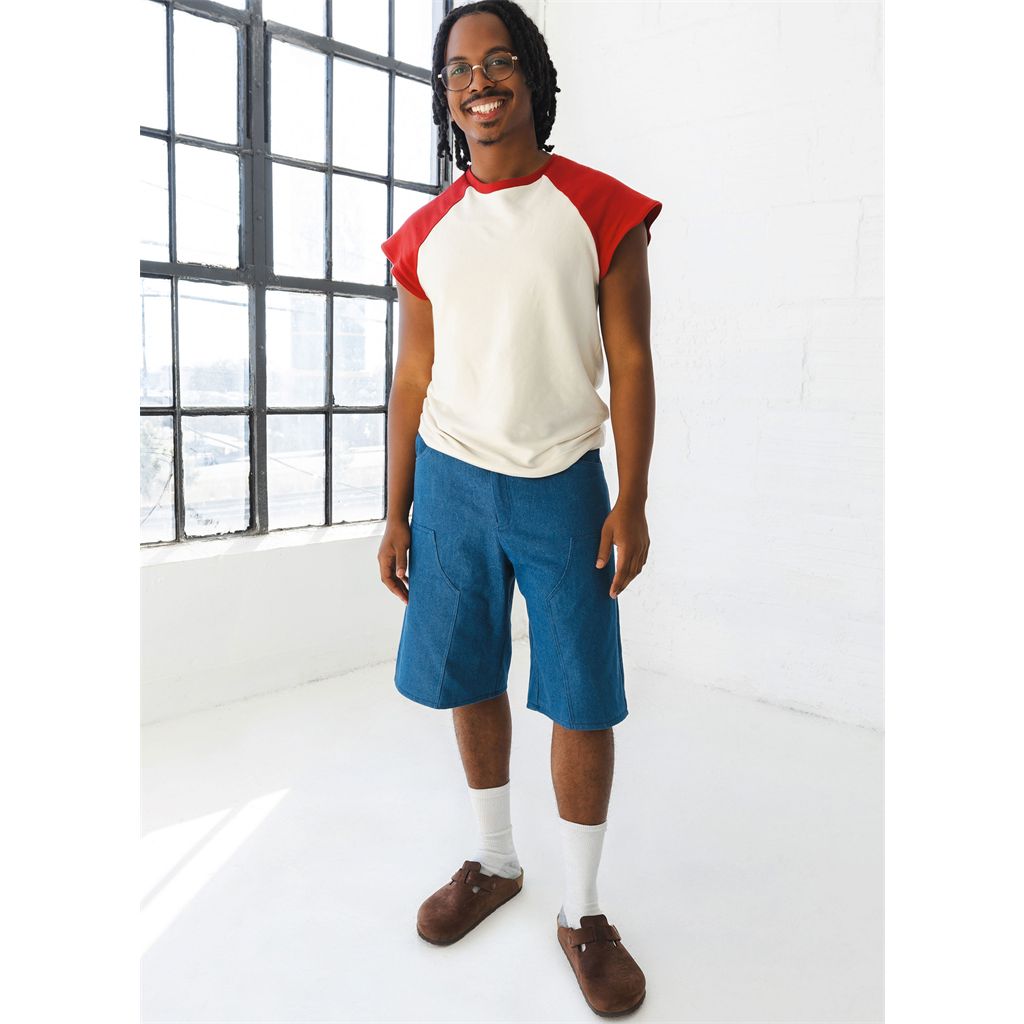 Know Me Pattern ME2121 Mens T Shirt and Shorts by Happily Dressed 2121 Image 3 From Patternsandplains.com