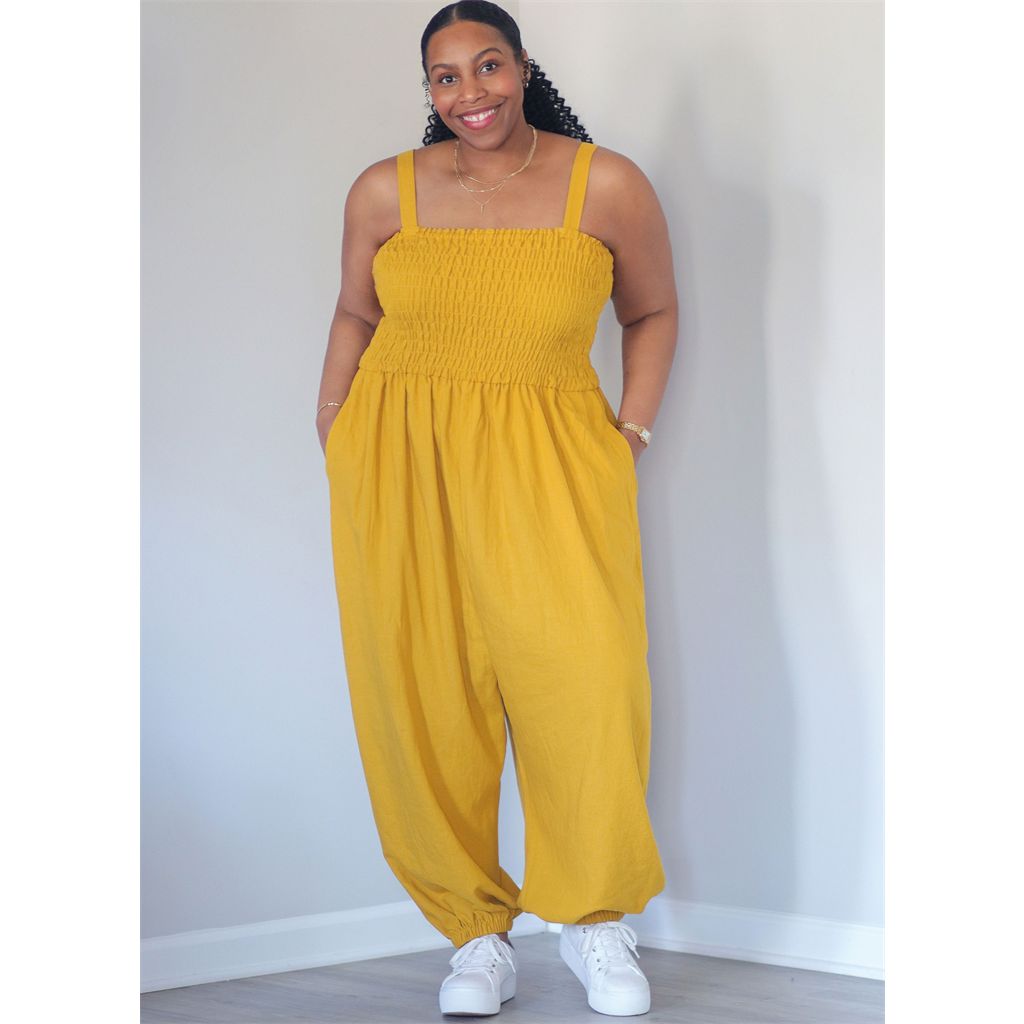 Know Me Pattern ME2122 Misses Jumpsuit in Two Lengths by Brittany J. Jones 2122 Image 3 From Patternsandplains.com