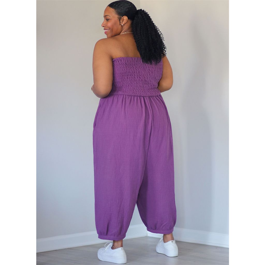 Know Me Pattern ME2122 Misses Jumpsuit in Two Lengths by Brittany J. Jones 2122 Image 4 From Patternsandplains.com