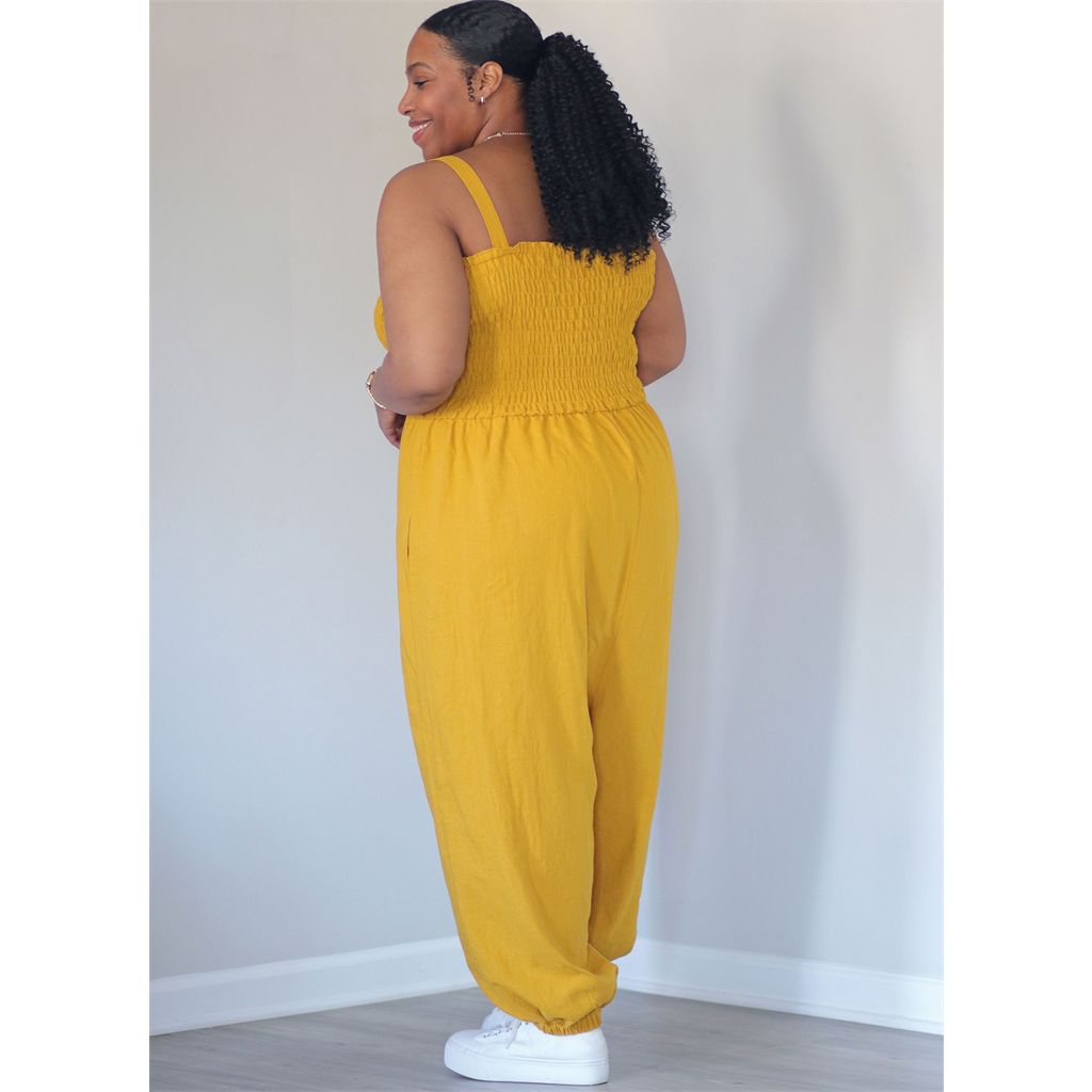 Know Me Pattern ME2122 Misses Jumpsuit in Two Lengths by Brittany J. Jones 2122 Image 5 From Patternsandplains.com