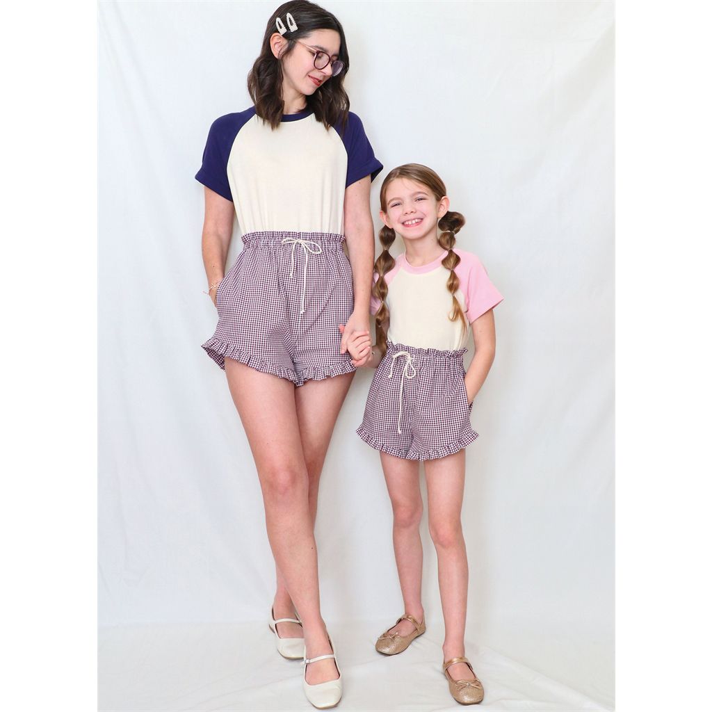 Know Me Pattern ME2123 Girls and Misses T Shirt and Shorts by Holly Darling 2123 Image 3 From Patternsandplains.com