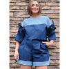 Know Me Pattern ME2127 Misses and Womens Top with Detachable Sleeves and Shorts by Keechii B Style 2127 Image 2 From Patternsandplains.com
