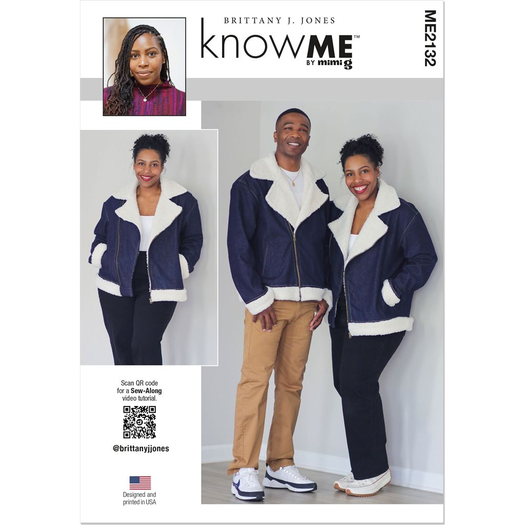 Know Me Pattern ME2132 Unisex Motorcycle Jacket by Brittany J. Jones 2132 Image 1 From Patternsandplains.com