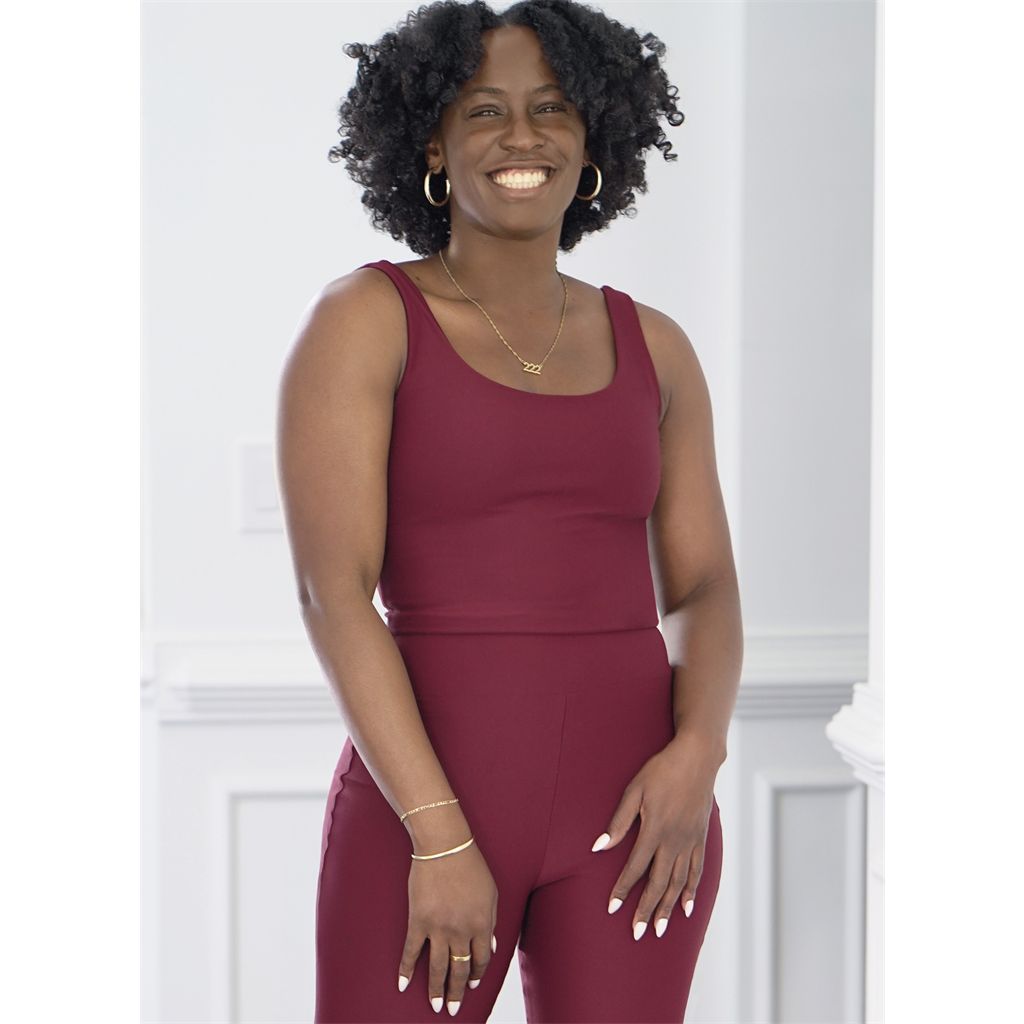 Know Me Pattern ME2135 Misses Sports Top and Leggings by Classyfied Life 2135 Image 2 From Patternsandplains.com