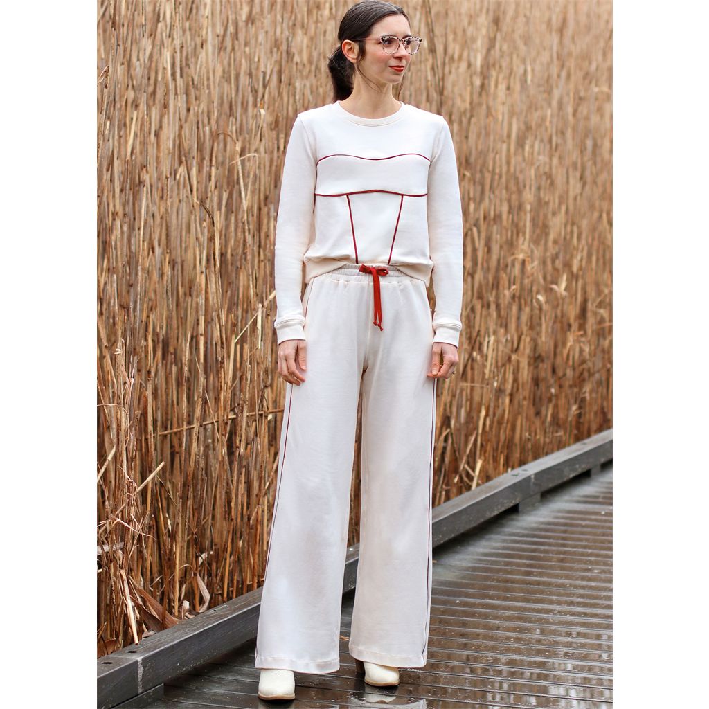 Know Me Pattern ME2138 Misses Sweatsuit Top and Pants by Holly Darling 2138 Image 3 From Patternsandplains.com