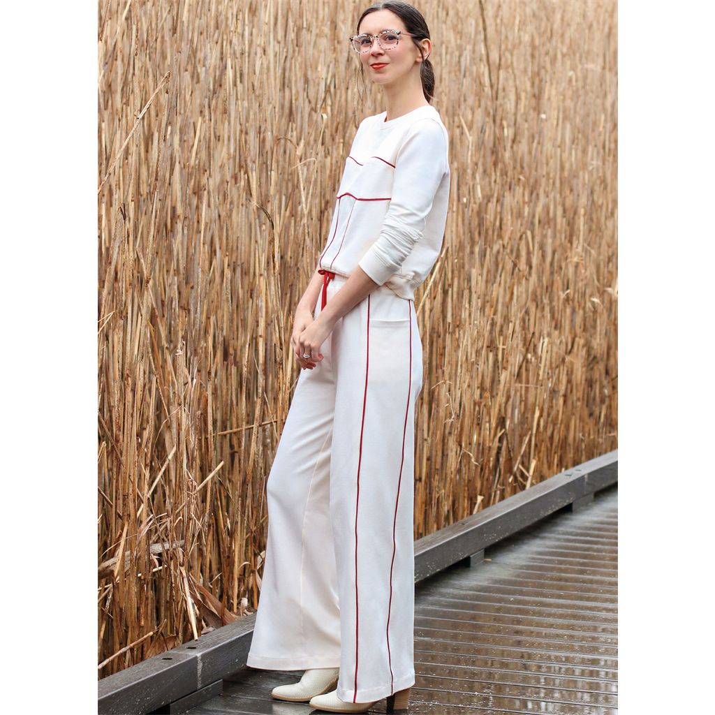 Know Me Pattern ME2138 Misses Sweatsuit Top and Pants by Holly Darling 2138 Image 4 From Patternsandplains.com