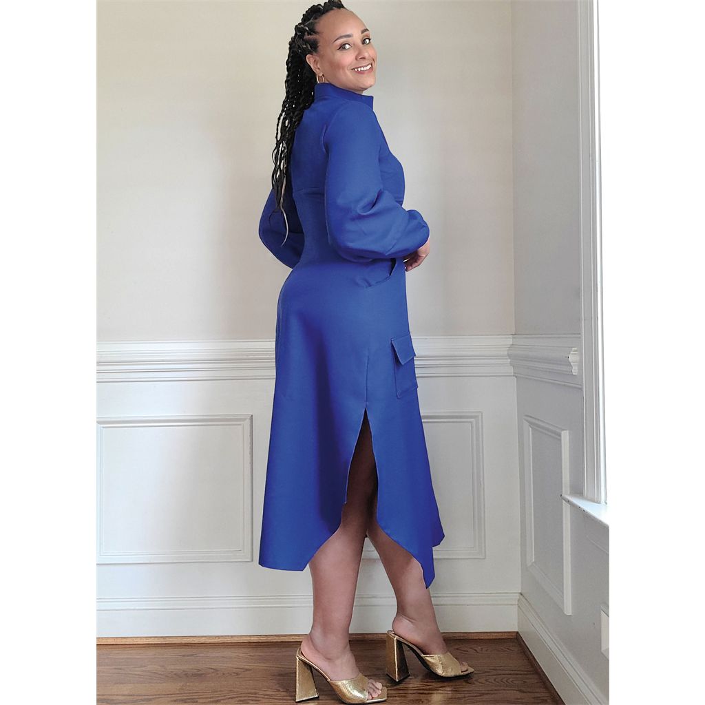 Know Me Pattern ME2140 Misses Shirtdress by Keechii B Style 2140 Image 4 From Patternsandplains.com