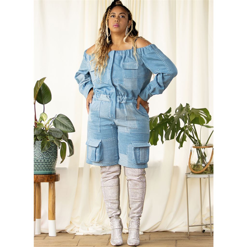 Know Me Pattern ME2141 Misses Jumpsuit in Two Lengths by The Corny Rainbow 2141 Image 4 From Patternsandplains.com