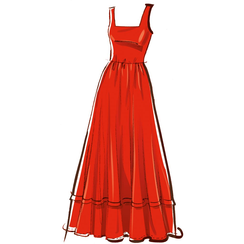 McCall's Pattern M8476 Misses Dresses 8476 Image 4 From Patternsandplains.com