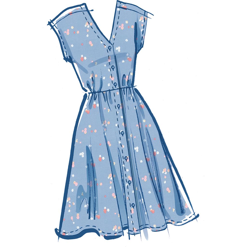 McCall's Pattern M8477 Misses Shirtdresses 8477 Image 3 From Patternsandplains.com