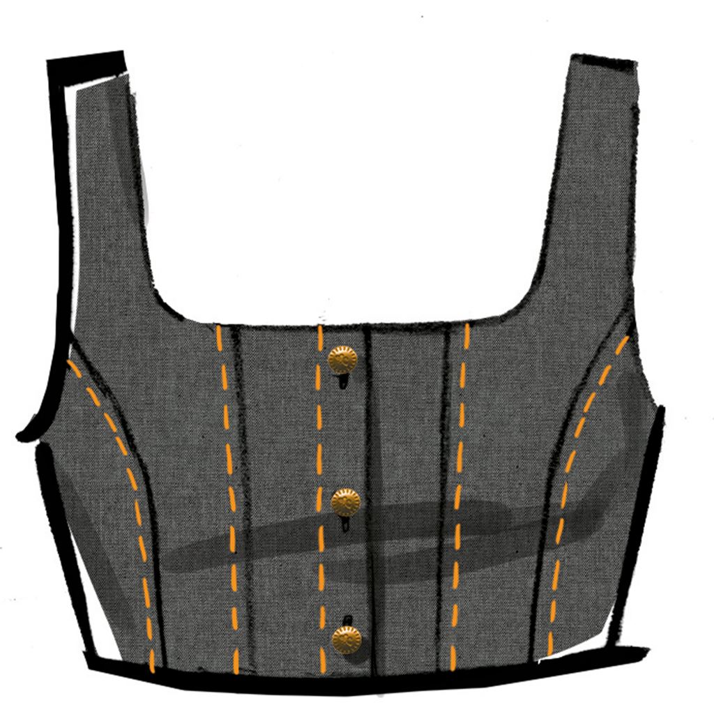 McCall's Pattern M8478 Misses Corset Tops 8478 Image 3 From Patternsandplains.com