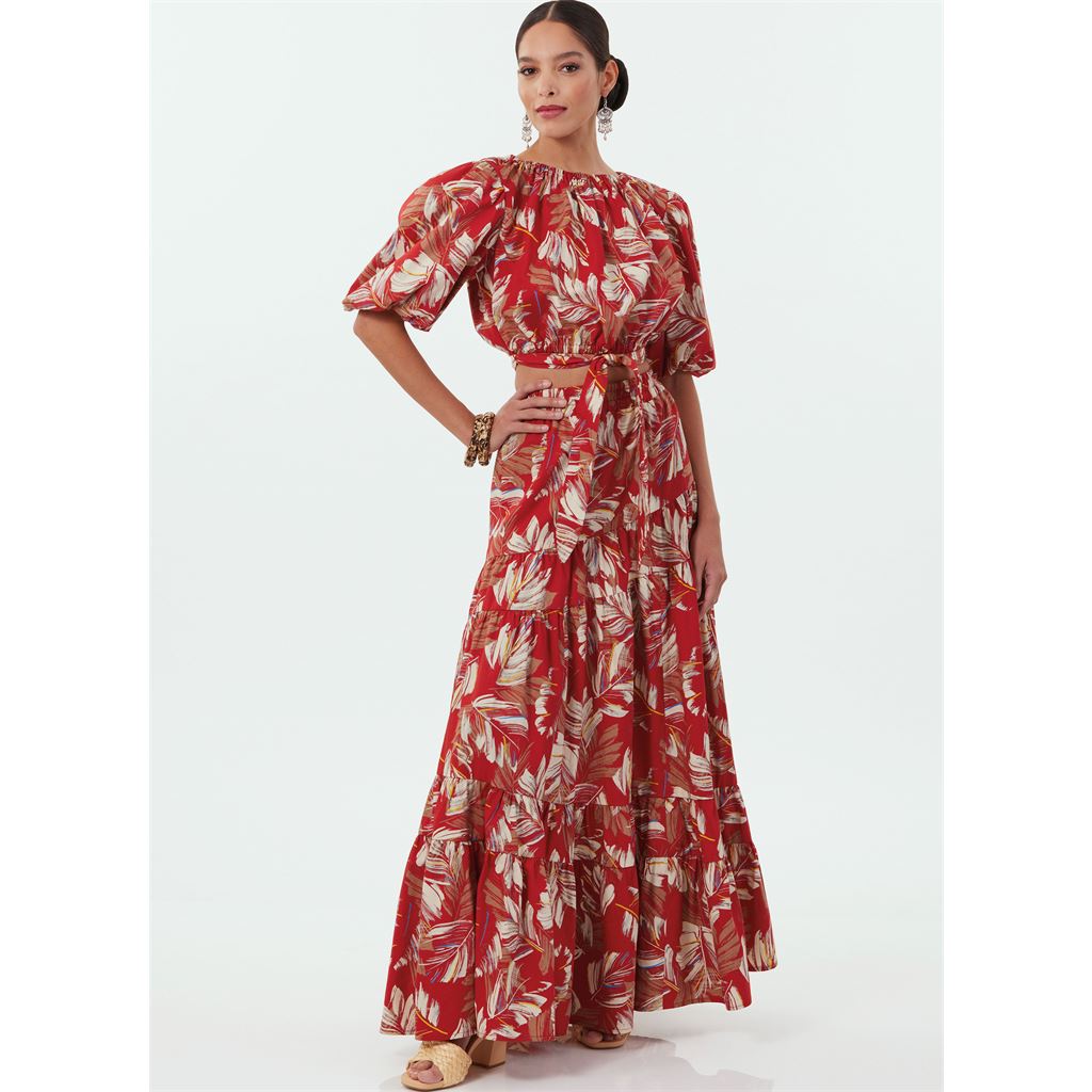 McCall's Pattern M8482 Misses Tops and Skirts 8482 Image 5 From Patternsandplains.com