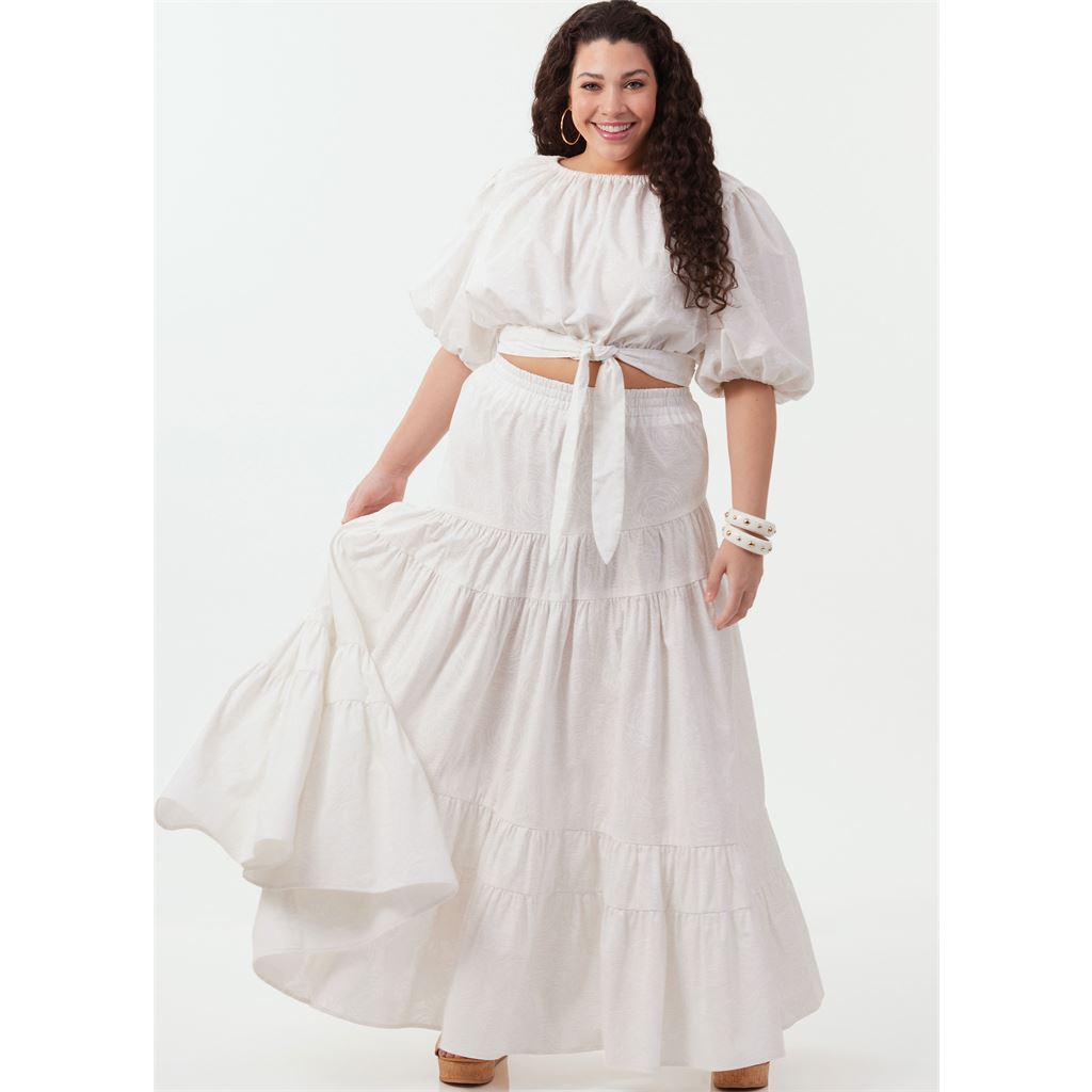 McCall's Pattern M8483 Womens Tops and Skirts 8483 Image 5 From Patternsandplains.com