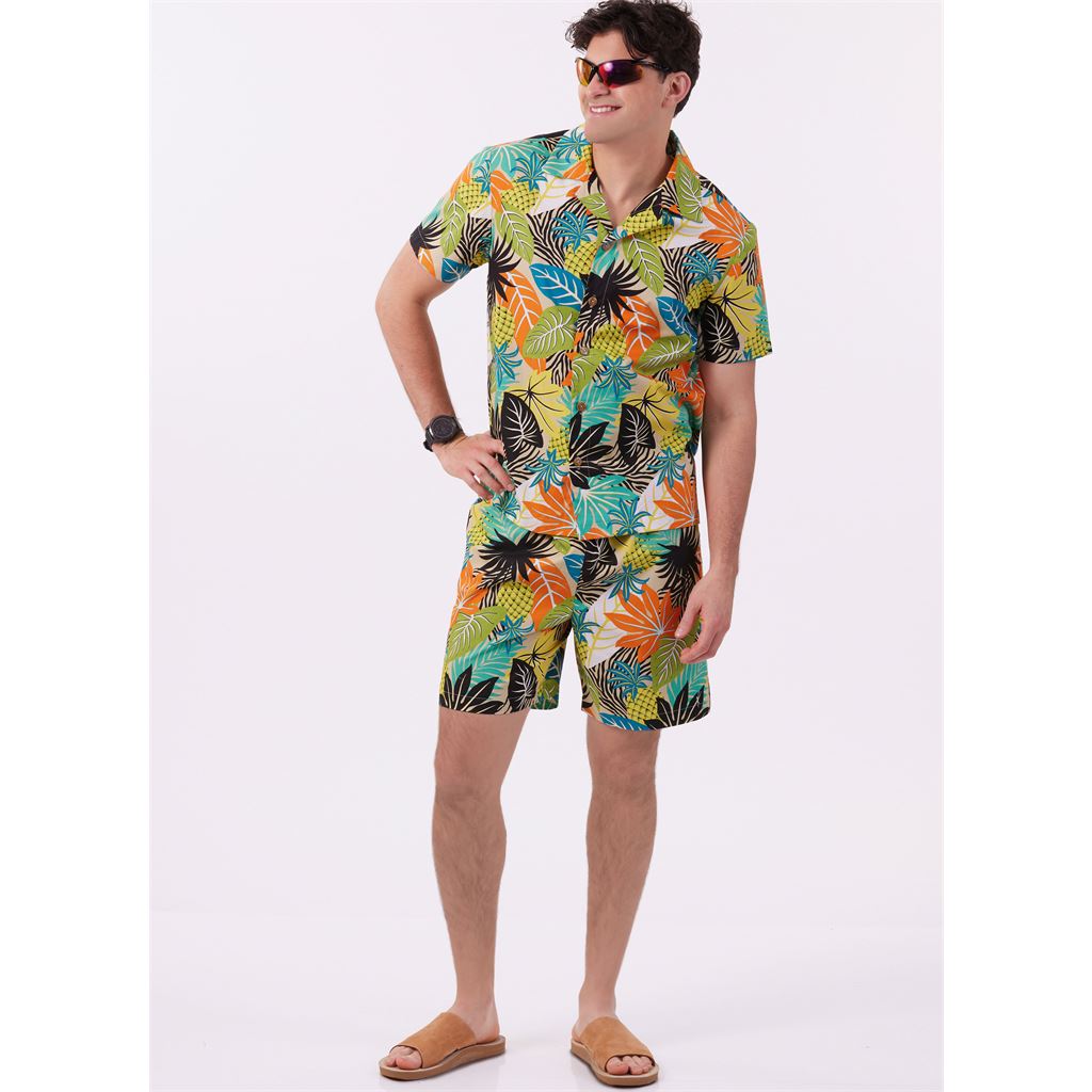 McCall's Pattern M8486 Mens Shirts and Shorts 8486 Image 5 From Patternsandplains.com