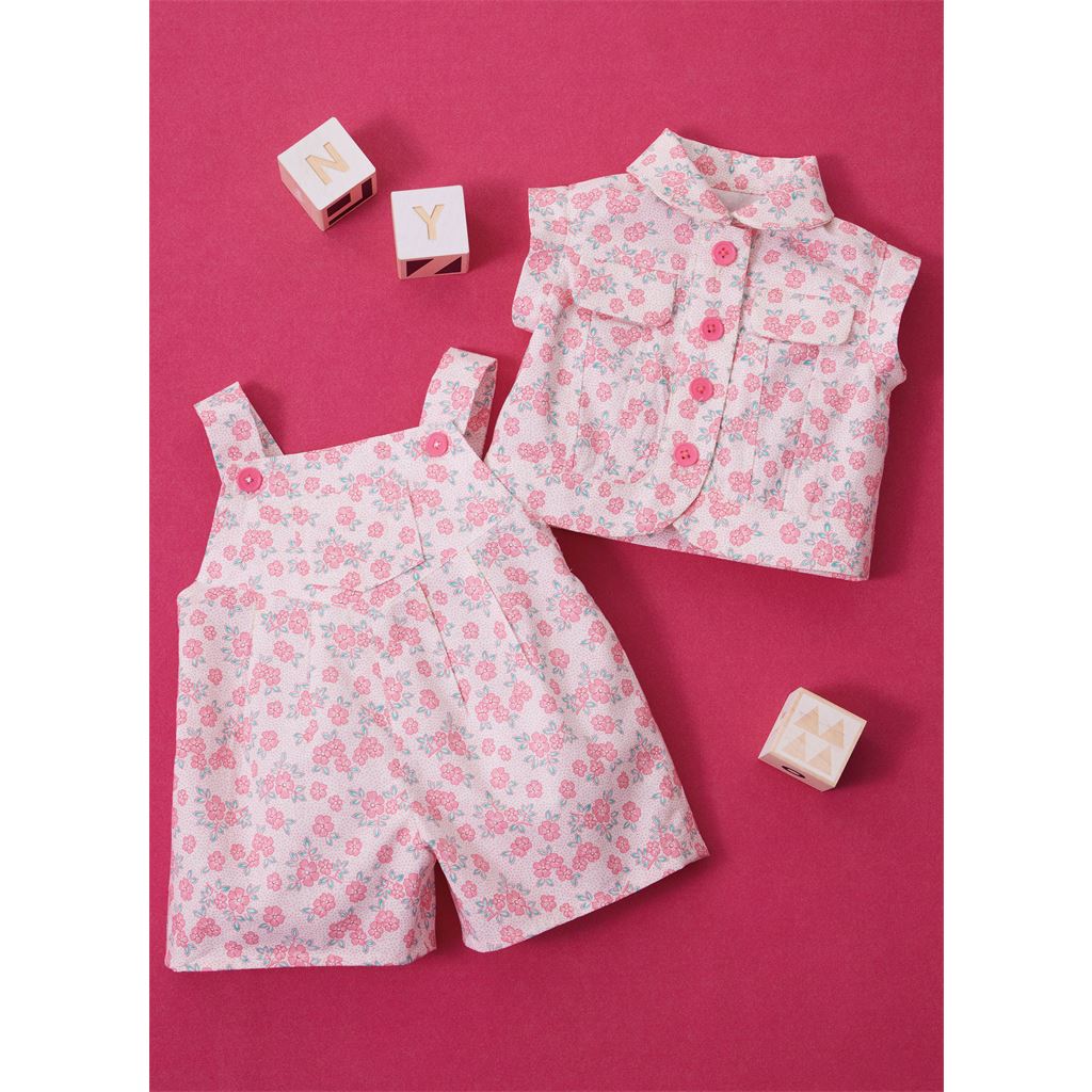 McCall's Pattern M8487 Infants Vest Jacket and Overalls 8487 Image 2 From Patternsandplains.com