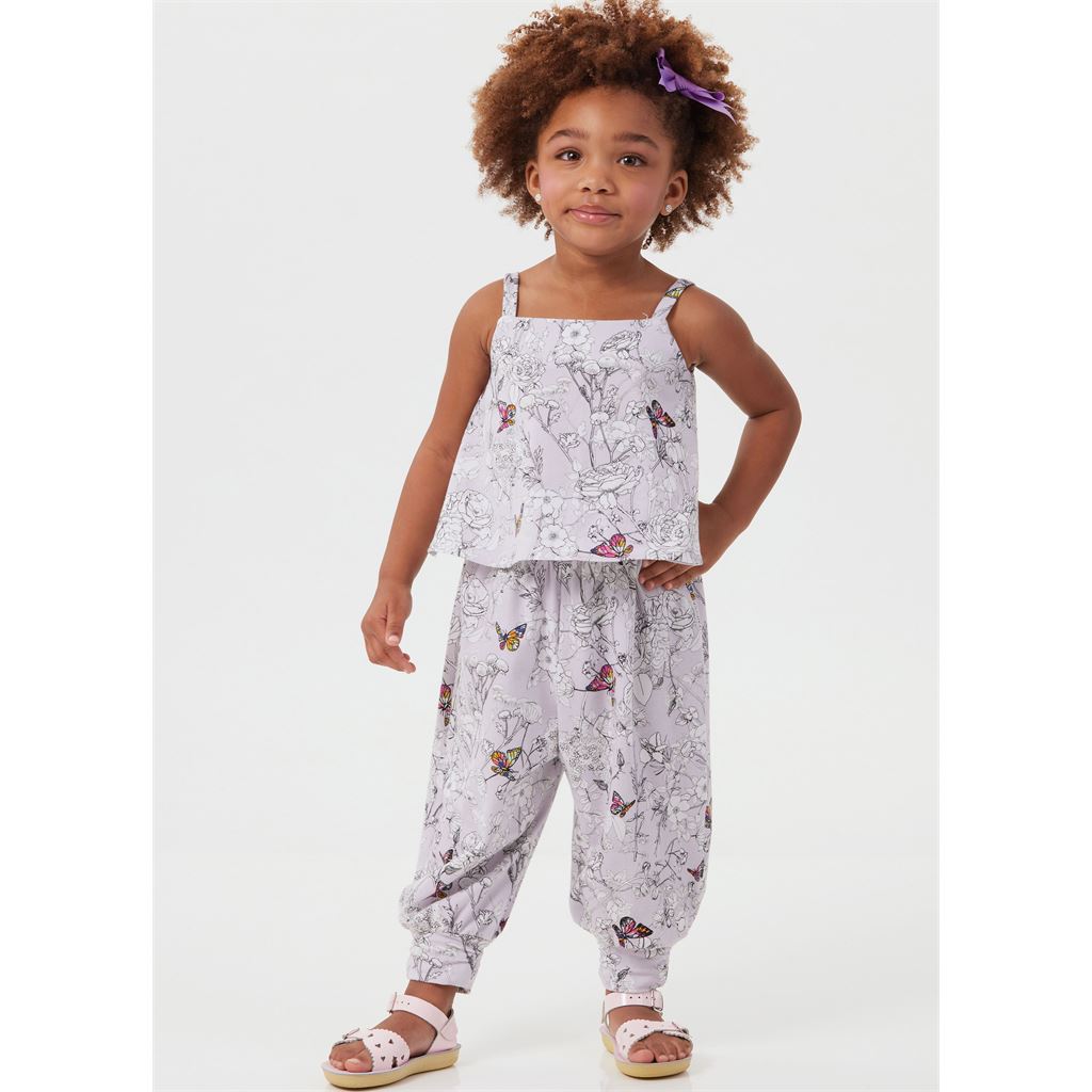 McCall's Pattern M8488 Toddlers Knit Tops Shorts and Pants 8488 Image 5 From Patternsandplains.com