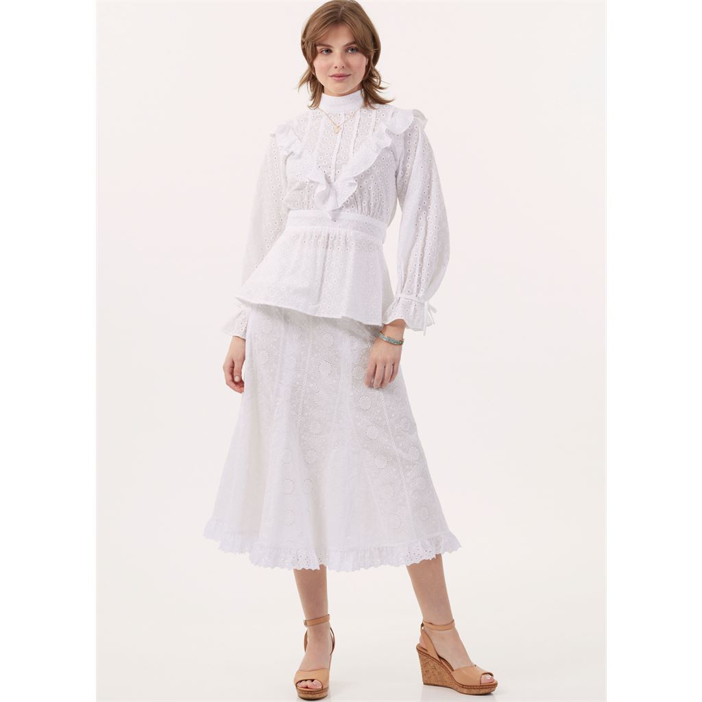 McCall's Pattern M8490 Misses Tops Skirt and Petticoat by Laura Ashley 8490 Image 6 From Patternsandplains.com