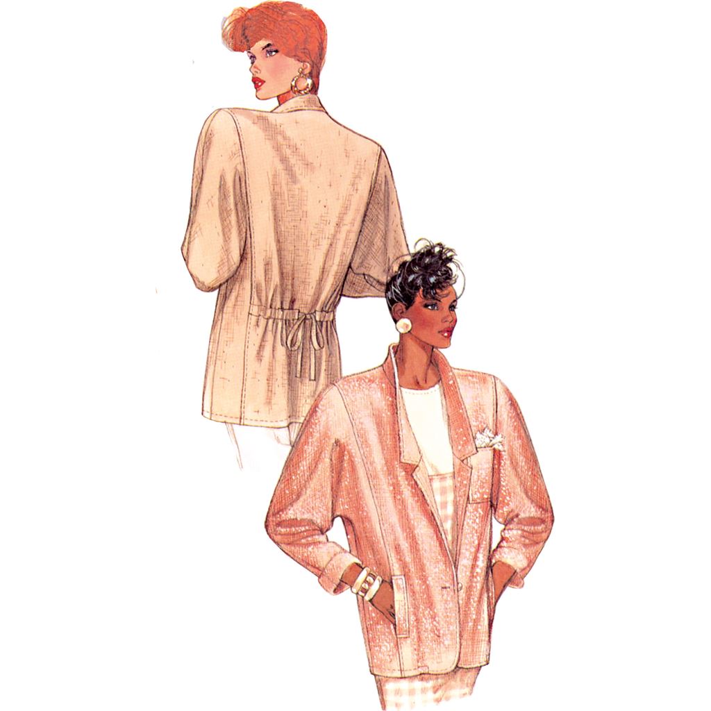 McCall's Pattern M8491 Misses Unlined Jacket 8491 Image 3 From Patternsandplains.com