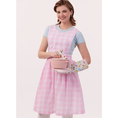 McCall's Pattern M8494 Misses Apron and Kitchen Accessories 8494 Image 2 From Patternsandplains.com