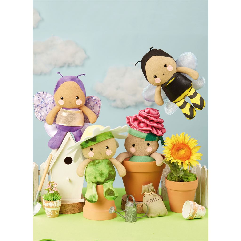 McCall's Pattern M8496 Plush Dolls and Accessories by Carla Reiss Design 8496 Image 2 From Patternsandplains.com