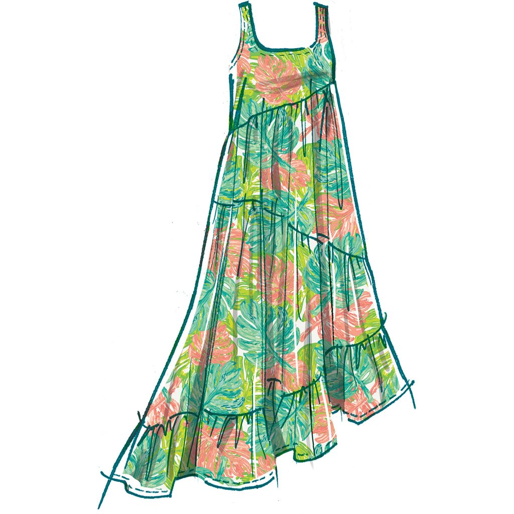 McCall's Pattern M8506 Misses Dresses 8506 Image 4 From Patternsandplains.com