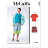 McCall's Pattern M8517 Mens Rashguards and Shorts 8517 Image 1 From Patternsandplains.com