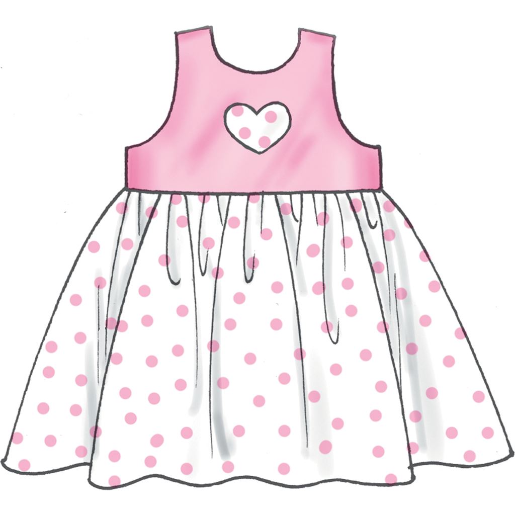 McCall's Pattern M8519 Infants Dresses Rompers Panties and Hat by Laura Ashley 8519 Image 5 From Patternsandplains.com