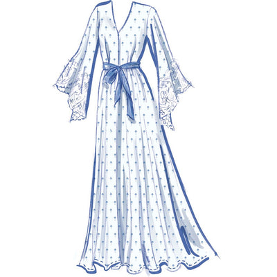 McCall's Pattern M8535 Misses and Womens Nightgown in Two Lengths and Robe 8535 Image 5 From Patternsandplains.com