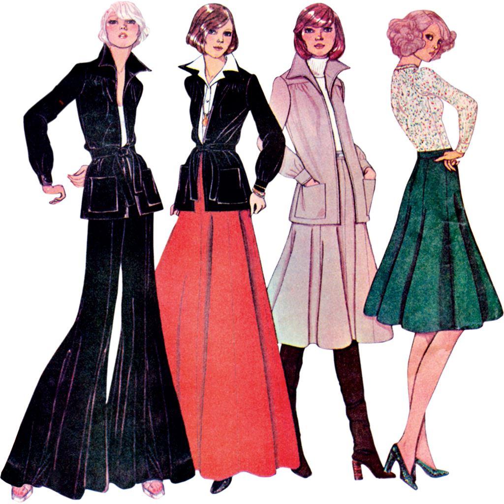 McCall's Pattern M8542 Misses Jacket Skirt and Pants 8542 Image 2 From Patternsandplains.com