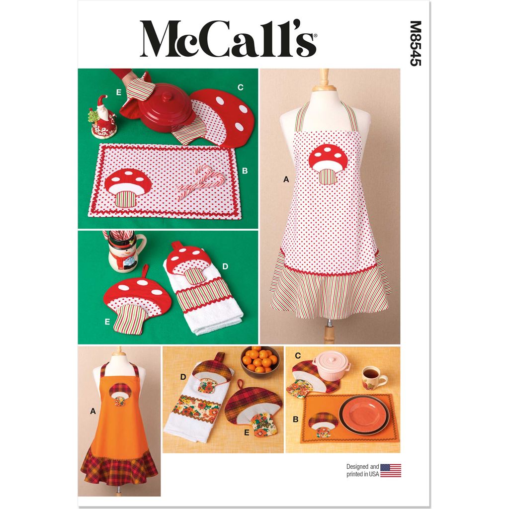 McCall's Pattern M8545 Kitchen Holiday Décor 8545 Image 1 From Patternsandplains.com