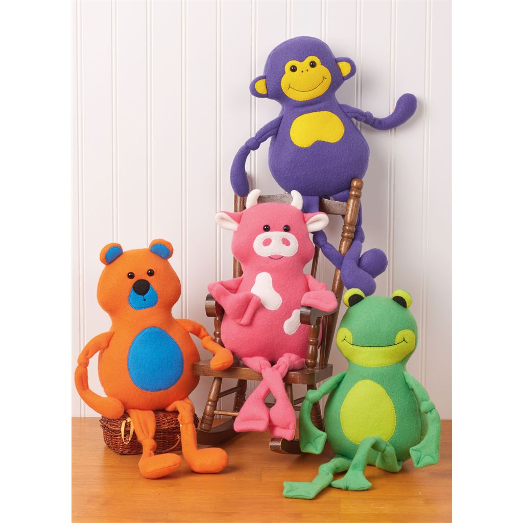 McCall's Pattern M8546 Plush Animals by Carla Reiss 8546 Image 2 From Patternsandplains.com