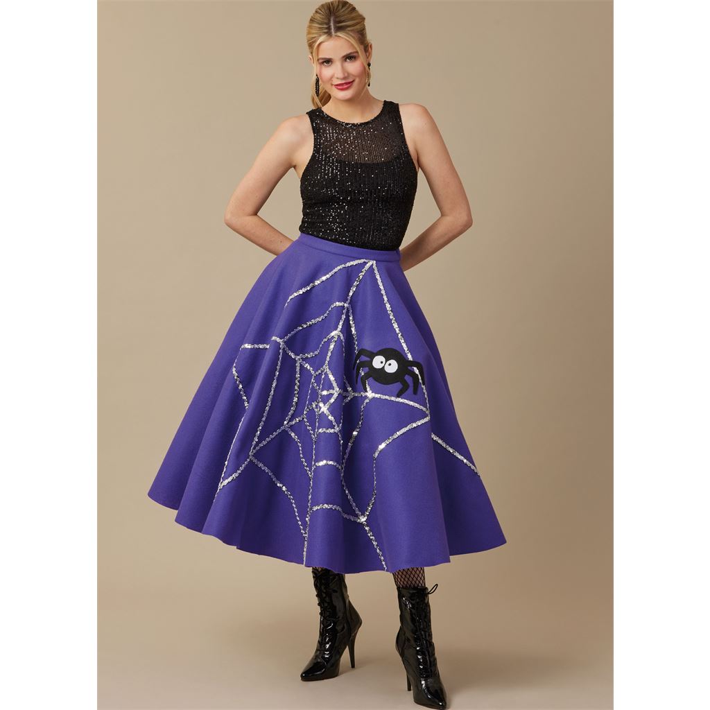 McCall's Pattern M8548 Misses Circle Skirts 8548 Image 3 From Patternsandplains.com