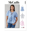 McCall's Pattern M8557 Misses and Womens Tops 8557 Image 1 From Patternsandplains.com