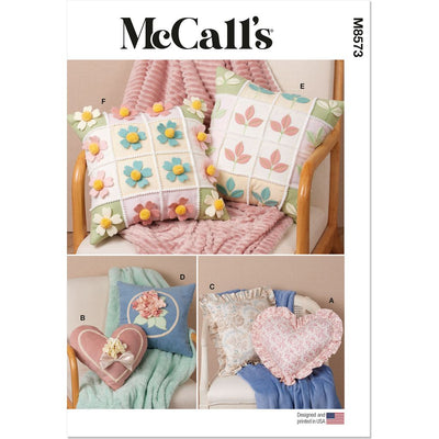 McCall's Pattern M8573 Pillows 8573 Image 1 From Patternsandplains.com